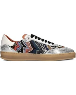 Missoni Raschel Flower Trainers - Metallic