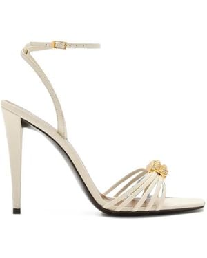 Giuseppe Zanotti Sunset Crystal-Embellished Sandals - White