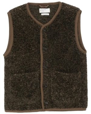 Universal Works Sleeveless Button-Up Gilet - Green