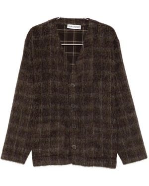 【最終値下げ】Our legacy モヘア　ブラウンチェックカーディガン 中古・古着通販】OUR LEGACY (アワーレガシー) ニット
