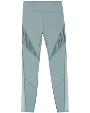 BOSS Edelman Panelled Jersey Leggings - Blue