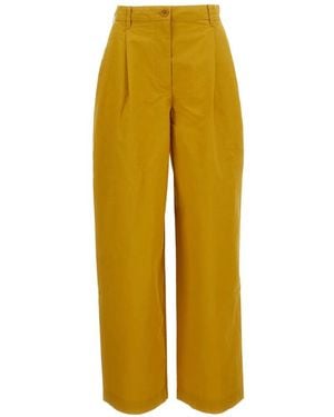 Casey Casey Sienna Pleated Trousers - Yellow