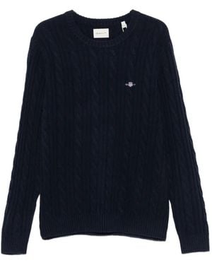 GANT Cable-Knit Sweater - Blue