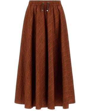 Herno Resort Skirt - Brown