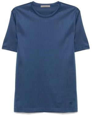 Corneliani ロゴ Tシャツ - ブルー
