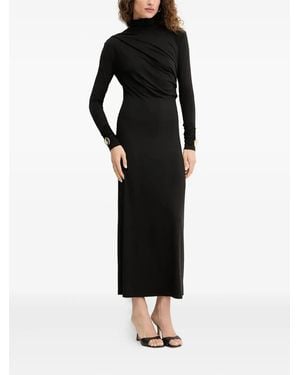 SIMONA CORSELLINI Verziertes Maxikleid - Schwarz