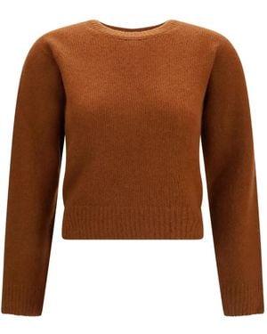 Tom Ford Crew-Neck Knitted Sweater - Brown