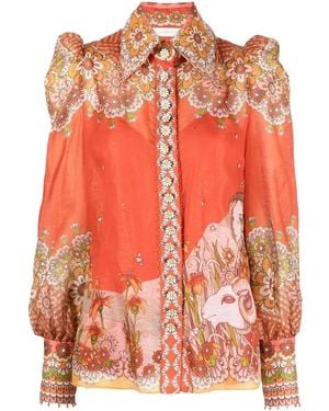 Zimmermann Chemise Kaleidoscope Zodiac - Orange