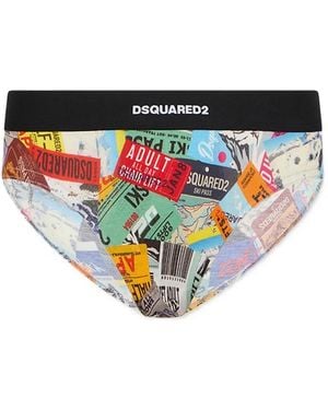 DSquared² Calzoncillos Con Logo En La Cinturilla - Blanco
