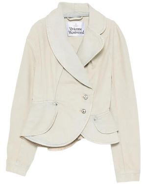 Vivienne Westwood Stormy Denim Jacket - White