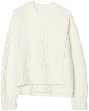 3.1 Phillip Lim Jersey de punto de ochos - Blanco