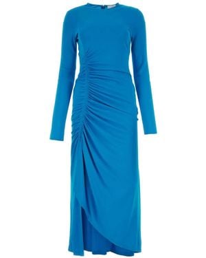 Givenchy Crepe Long Dress - Blue