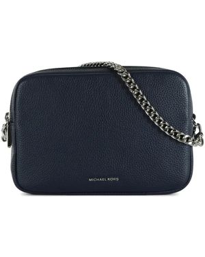 MICHAEL Michael Kors Leather Cross Body Bag - Blue