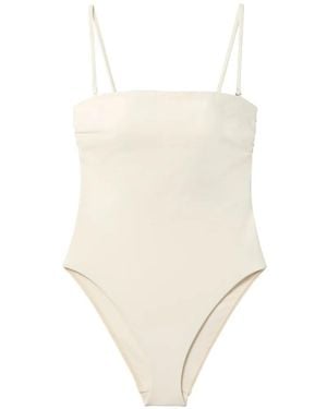 Calvin Klein Ck Essentials Strapless Swimsuit - White