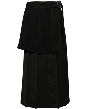 ANDERSSON BELL Gonna Plissettata - Nero