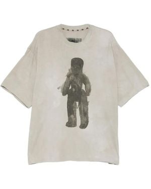 Ziggy Chen Digital-Print T-Shirt - White