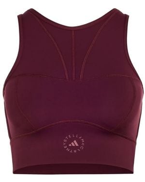 adidas X Stella Mccartney Cropped Top - Purple