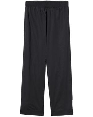 Plan C Pantalon À Lien De Resserrage - Noir