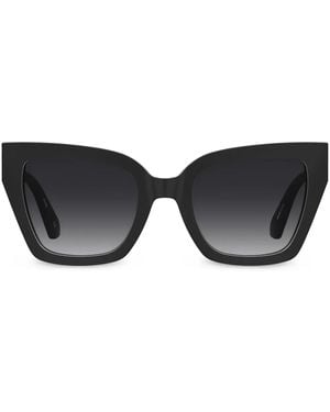 Moschino Gafas de sol con montura cat eye - Negro