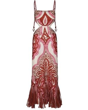 Johanna Ortiz Counter Rythym Dress - Red