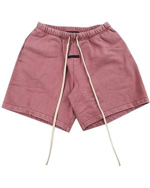 Fear Of God Elasticated-Waist Shorts - Red