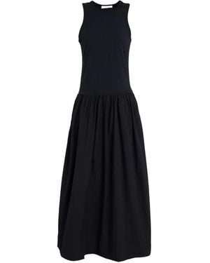 FRAME Crew-Neck Maxi Dress - Black