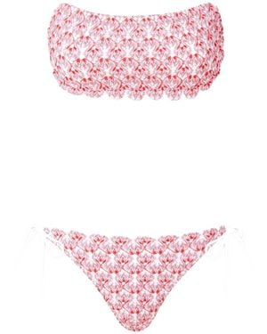 Missoni Gestrickter Bikini - Pink