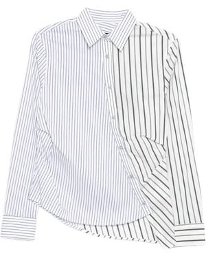 ANDERSSON BELL Noa Stripe-Pattern Shirt - White