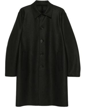Harris Wharf London Cappotto Con Bottoni - Nero