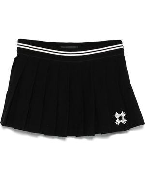 Amiri Ma Quad Pleated Mini Skirt - Black