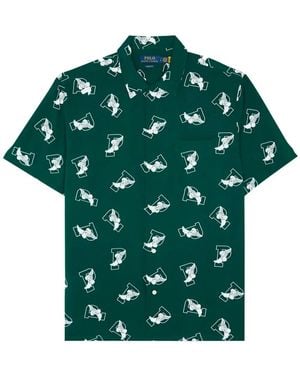 Polo Ralph Lauren Camicia P-Wing Con Stampa - Verde