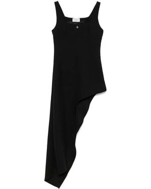 Coperni One-Leg Tailored Midi Dress - Black