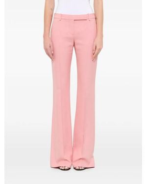McQueen Flared Boot-Cut Trousers - Pink