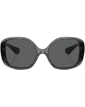 Alain Mikli Graphic Oversize-Frame Sunglasses - Gray