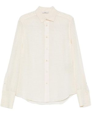 Fendi Camisa De Manga Larga - Blanco
