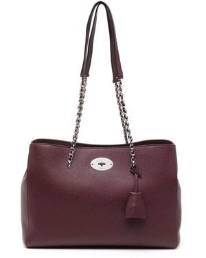 Mulberry Lily Tote Bag - Purple