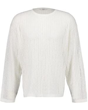 Commas Maglione Con Lavorazione Pointelle - Bianco