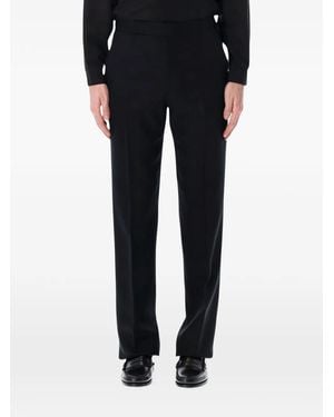 Lardini Pressed-Crease Pants - Black