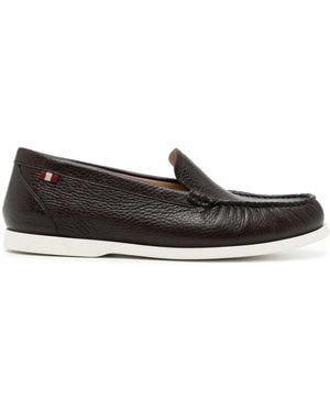 Bally Nadim Leather Loafers - Black