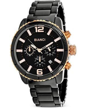 Roberto Bianci Amadeo 44Mm Watch - Black