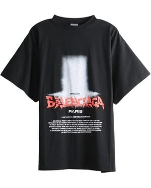 Balenciaga The Door Graphic-Print T-Shirt - Black
