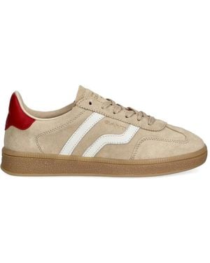 GANT Cuzima Suede Trainers - Natural