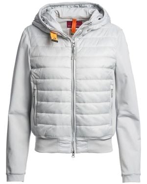 Parajumpers Caelie Hooded Quilted Jacket - Gray