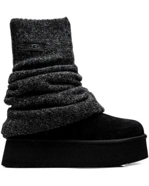 UGG Classic Mini Dipper Ankle Boots - Black