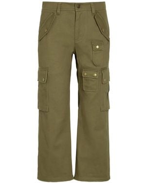 Isabel Marant Multi-Pocket Cargo Pants - Green