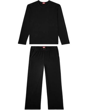 DIESEL Pijama Adrian de manga larga - Negro