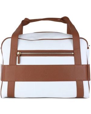 Eleventy Reisetasche Aus Baumwolle - Weiß