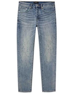 Purple Brand P001 Weft Buckshot Jeans - Blue