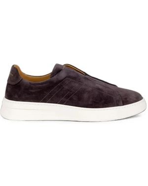 Henderson Suede Slip-On Sneakers - Brown