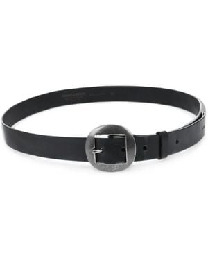 DSquared² Logo-Debossed Buckle-Fastening Belt - White